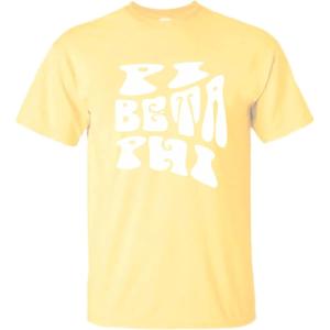 Greekgear Pi Beta Phi Sorority Shag T-Shirt(Maize)