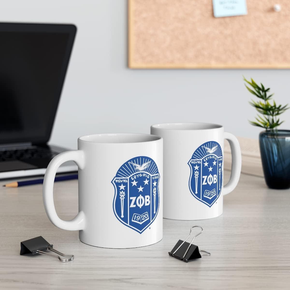 imageGreekgear Zeta Phi Beta Crest Coffee Mug