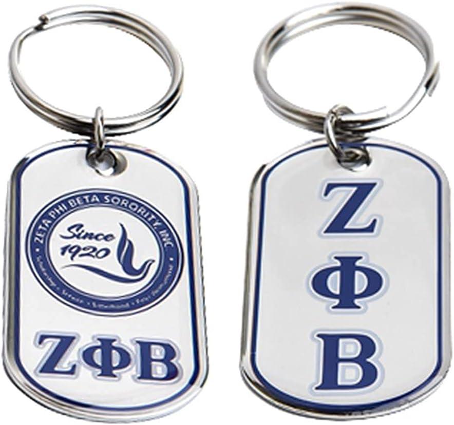 imageGreekgear Zeta Phi Beta Reversible Key Chain