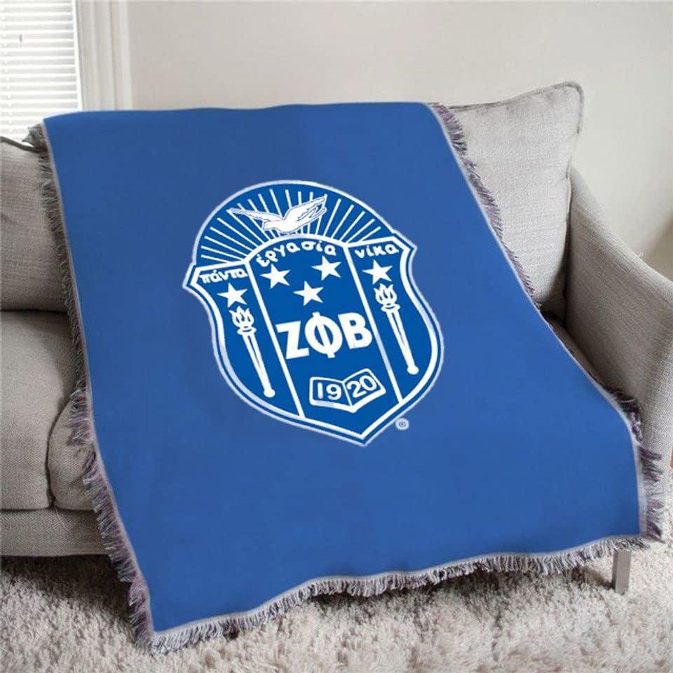 imageZeta Phi Beta Full Color Crest Afghan Blanket Throw