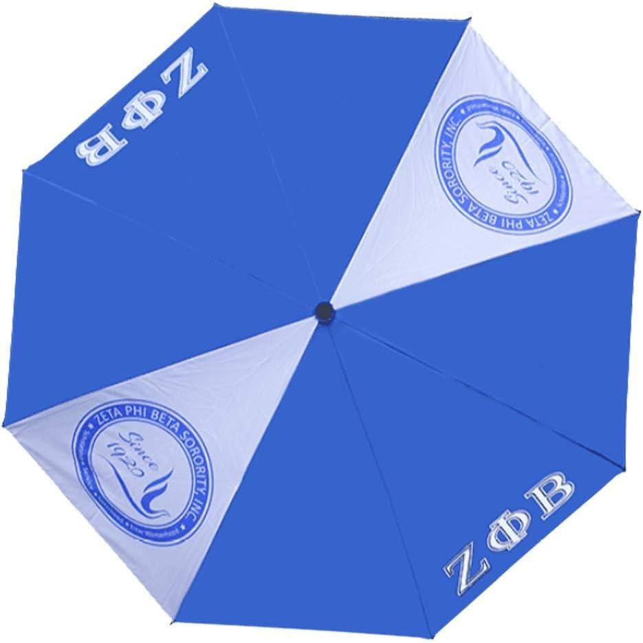 imageGreekgear Zeta Phi Beta 30 Inches Wind Resistant Auto Open Umbrella