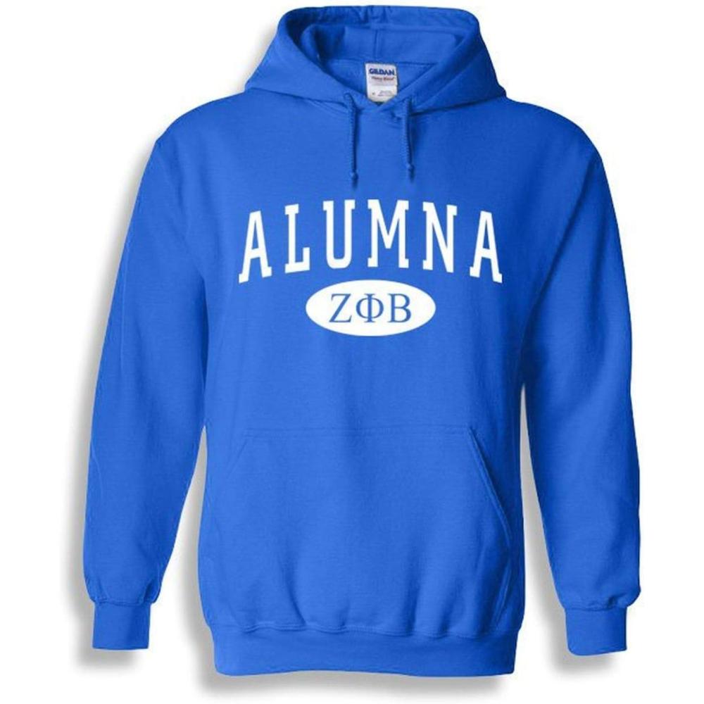 imageGreekgear Zeta Phi Beta Alumna Sweatshirt HoodieRoyal Blue