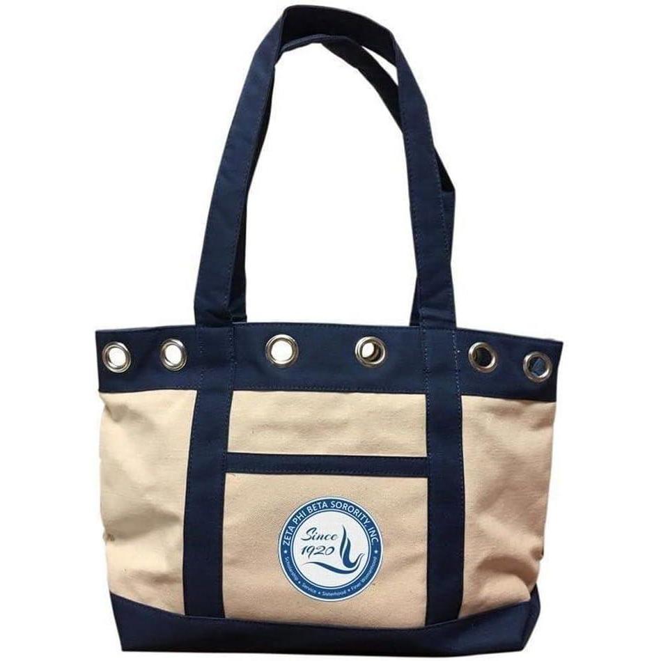 imageGreekgear Zeta Phi Beta Canvas Tote Bag