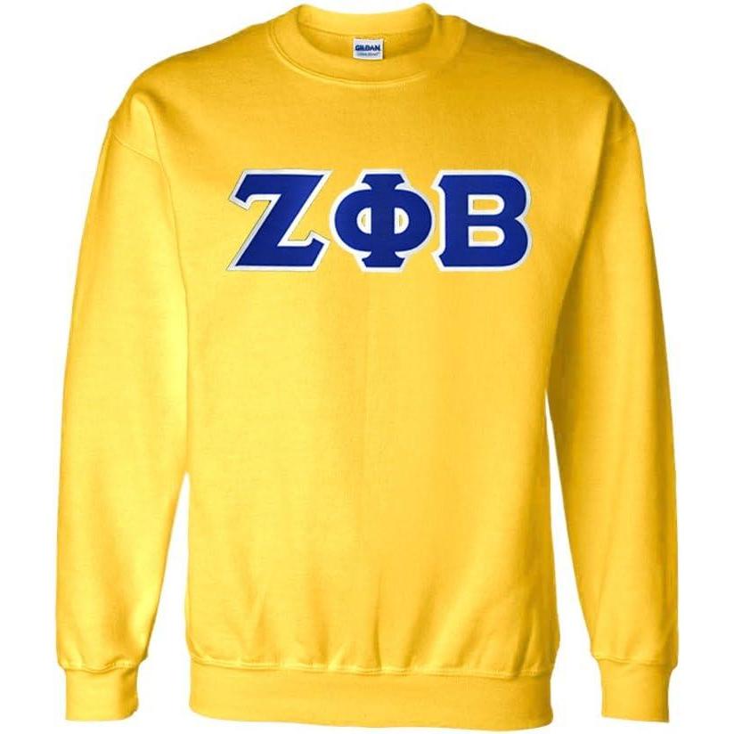 imageGreekgear Zeta Phi Beta Lettered CrewneckYellow