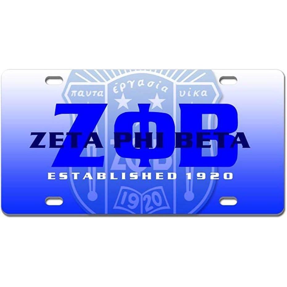 imageGreekgear Zeta Phi Beta License Cover Royal Blue wRoyal BlueBlack Imprint Color