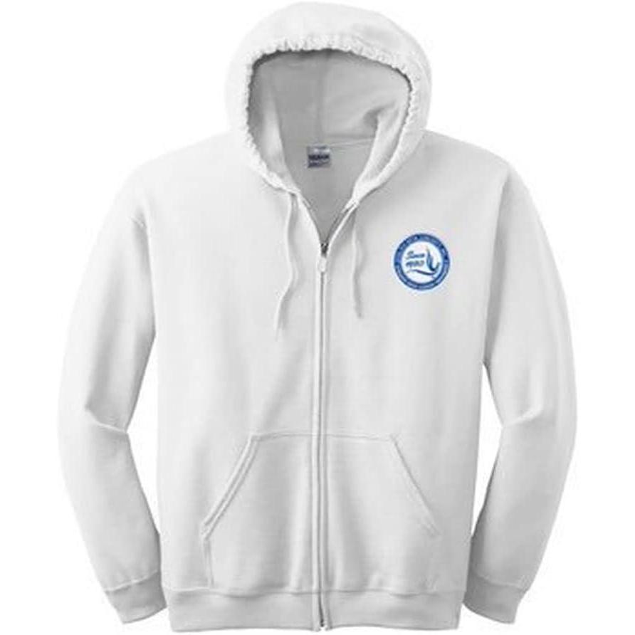 imageGreekgear Zeta Phi Beta Since 1920 Full Zippered HoodieWhite