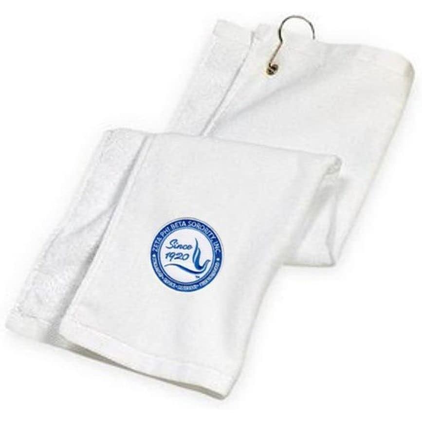 imageGreekgear Zeta Phi Beta Since 1920 Golf Towel White