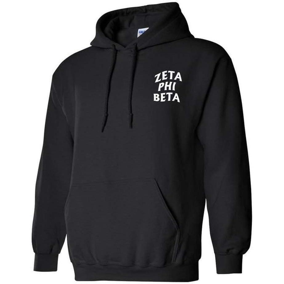 imageGreekgear Zeta Phi Beta Social HoodieBlack
