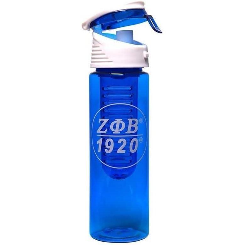 imageGreekgear Zeta Phi Beta Tritan Water Bottle Royal Blue