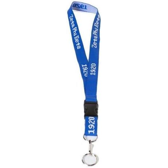 imageGreekgear Zeta Phi Beta Woven Embroidered Lanyard
