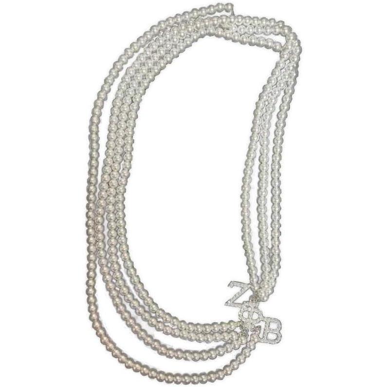 imageZeta Phi Beta 4 Strand Pearl Necklace