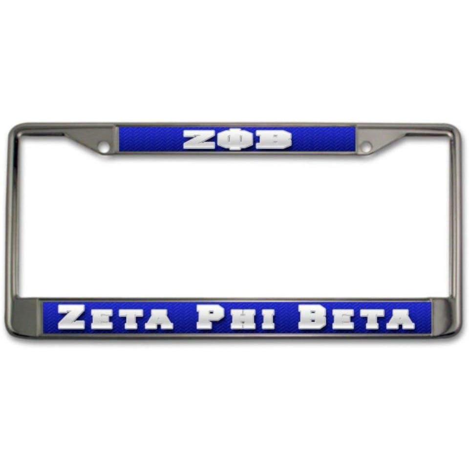 imageZeta Phi Beta Custom License Plate Frame