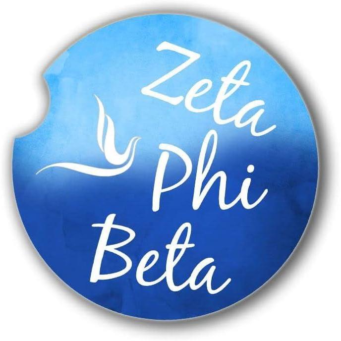 imageZeta Phi Beta Custom Sandstone Car Cup Holder Coaster