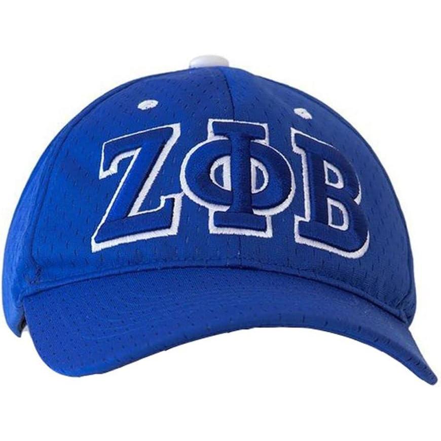 imageZeta Phi Beta Hat  3 Letter Flexfit Cap Royal Blue