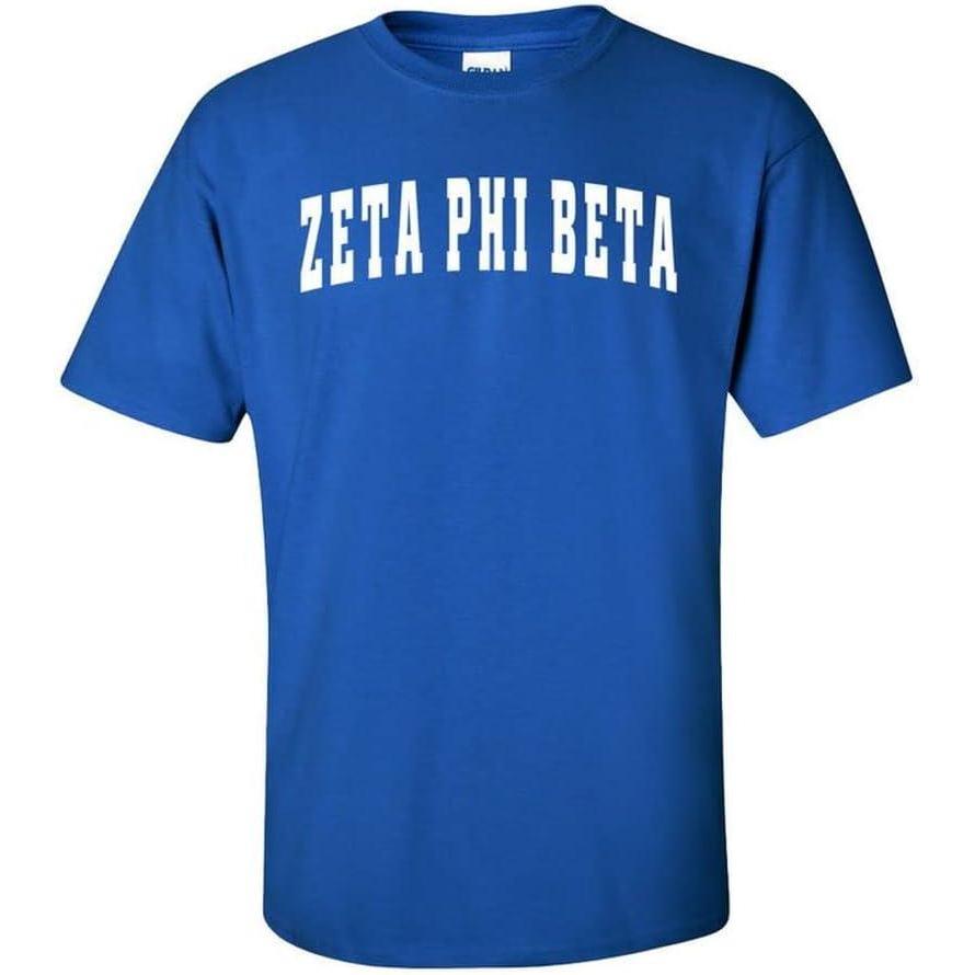 imageZeta Phi Beta Letterman ShirtRoyal Blue
