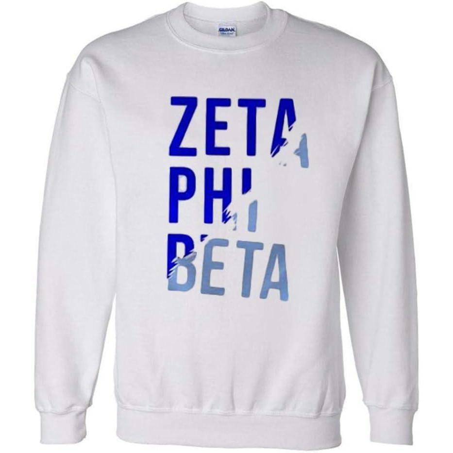 imageZeta Phi Beta Ripped Favorite CrewneckWhite