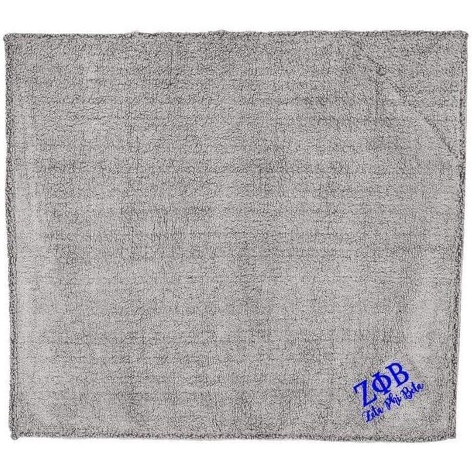 imageZeta Phi Beta Sherpa Blanket Charcoal Grey