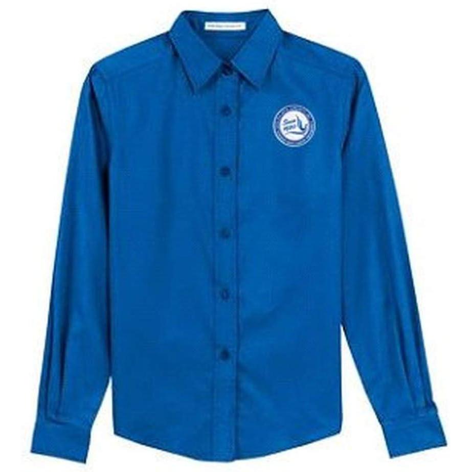 imageZeta Phi Beta Since 1920 Long Sleeve OxfordStrong Blue