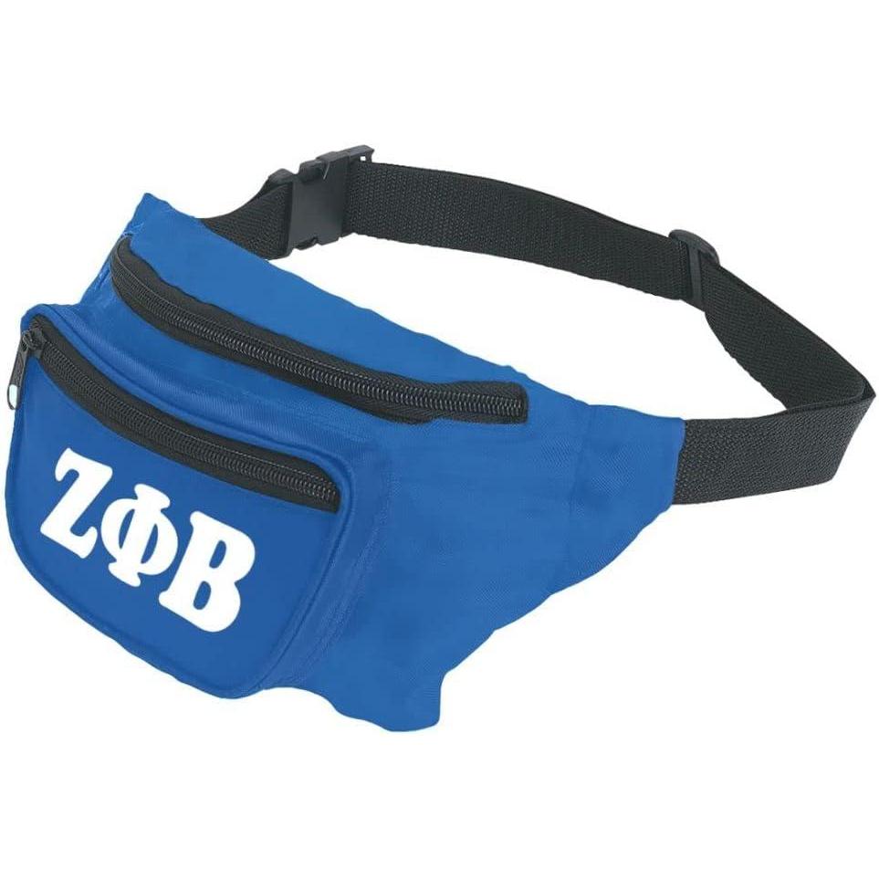 imageZeta Phi Beta Sorority Big Letter Fanny Pack Royal Blue