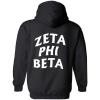 Greekgear Zeta Phi Beta Social Hoodie(Black)
