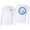Zeta Phi Beta Sorority World-Famous Crest Long-Sleeve Women’s T-Shirt(White)
