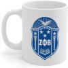 Greekgear Zeta Phi Beta Crest Coffee Mug