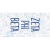 Greekgear Zeta Phi Beta Floral Beach Towel