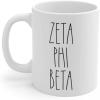 Greekgear Zeta Phi Beta MOD Coffee Mug