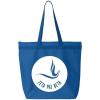 Greekgear Zeta Phi Beta Mascot Tote Bag Royal Blue