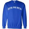 Greekgear Zeta Phi Beta Nickname College Crew(Royal Blue)