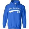 Greekgear Zeta Phi Beta Tail Hooded Sweatshirt(Royal Blue)