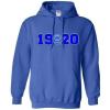 Greekgear Zeta Phi Beta Year Crest Hoodie(Royal Blue)