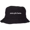 Zeta Phi Beta Bucket Hat Black