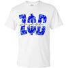 Zeta Phi Beta Floral Big Lettered T-Shirt(White)