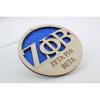 Zeta Phi Beta Glitter Ornament