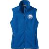 Zeta Phi Beta Since 1920 Patch Ladies Fleece Vest(Royal Blue)