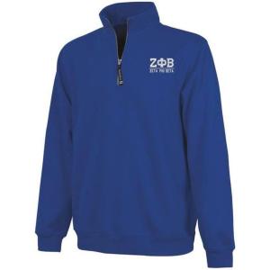 Greekgear Zeta Phi Beta Custom Fashion Pullover(Royal Blue)