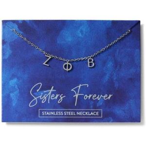 Greekgear Zeta Phi Beta Name Necklaces
