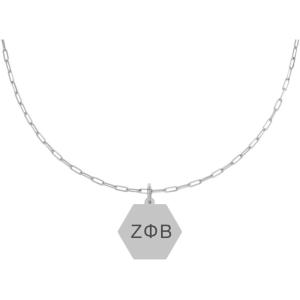 Greekgear Zeta Phi Beta Paperclip Necklaces