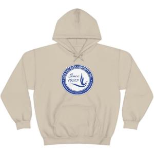 Greekgear Zeta Phi Beta Unisex College Seal Hoodie(Sand)