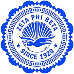 Zeta Phi Beta 5″ Sorority Mascot Bumper Sticker