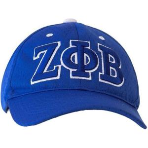 Zeta Phi Beta Hat – 3 Letter Flexfit Cap Royal Blue