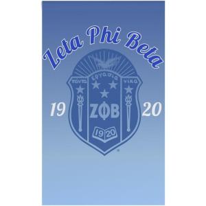 Zeta Phi Beta House Flag