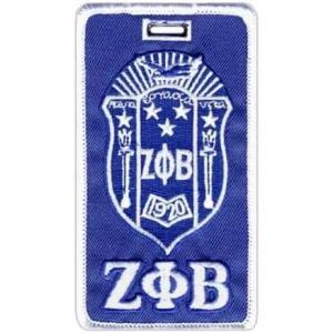 Zeta Phi Beta Shield Luggage Tag