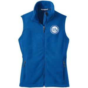 Zeta Phi Beta Since 1920 Patch Ladies Fleece Vest(Royal Blue)