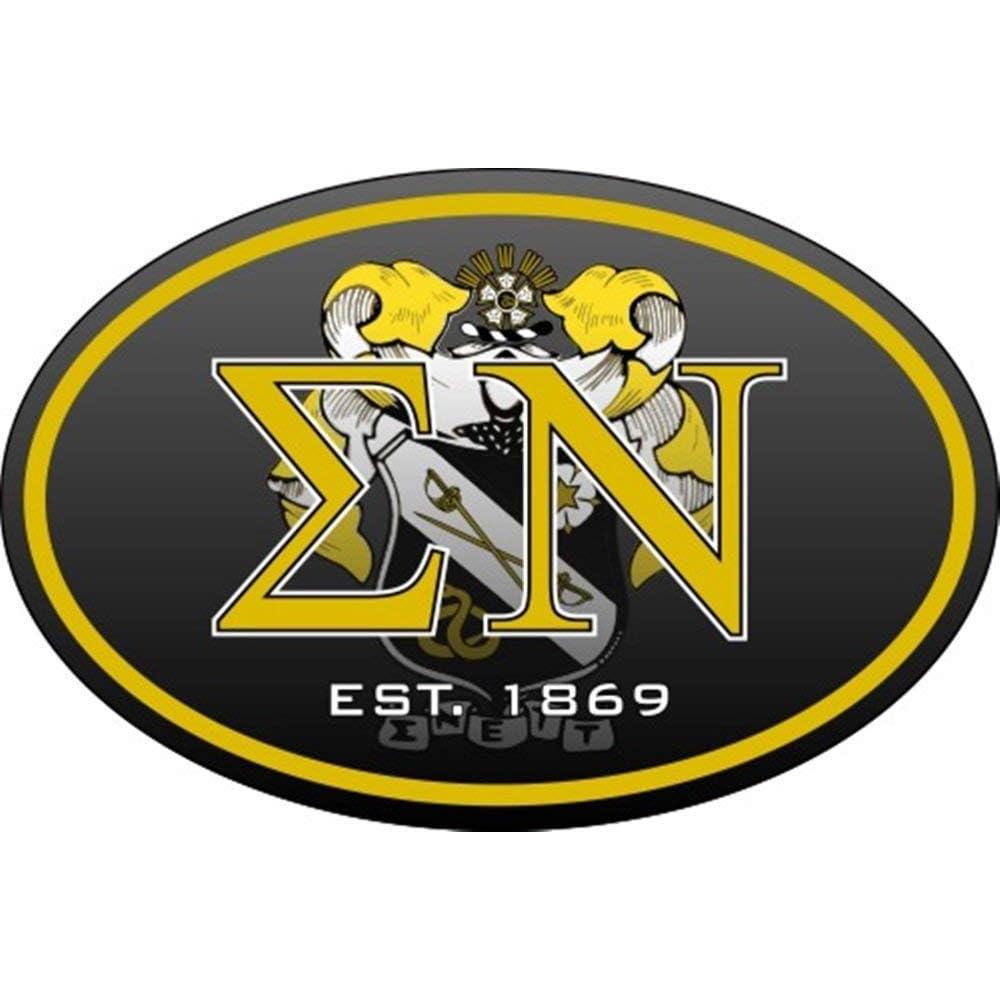 imageSigma Nu Color Oval Decal