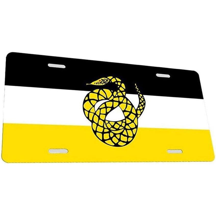 imageSigma Nu Flag License Cover BlackWhiteYellow