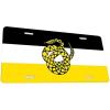 Sigma Nu Flag License Cover Black/White/Yellow