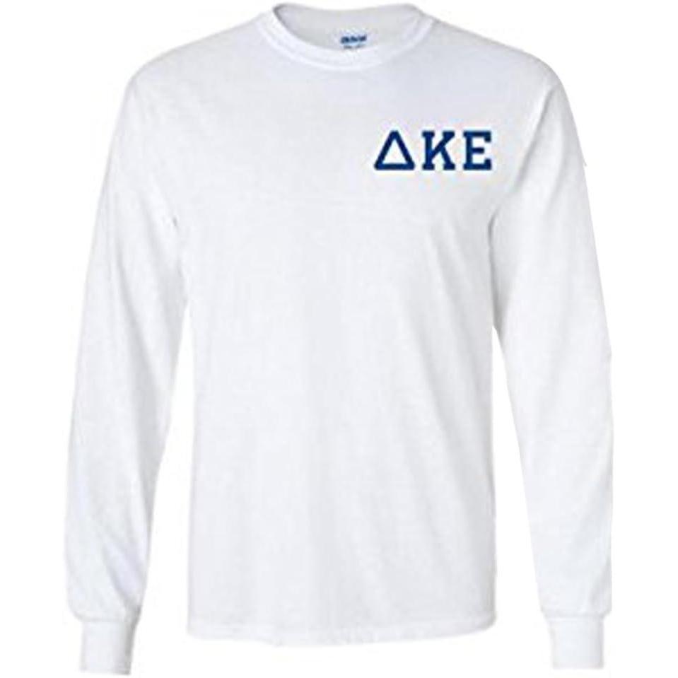 imageDelta Kappa Epsilon DKE Flag Long Sleeve TShirtWhite