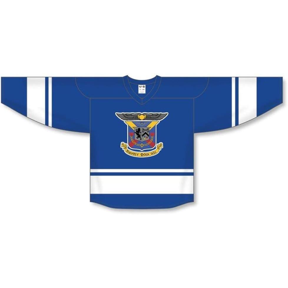 imageDelta Kappa Epsilon DKE League Hockey JerseyRoyalWhite